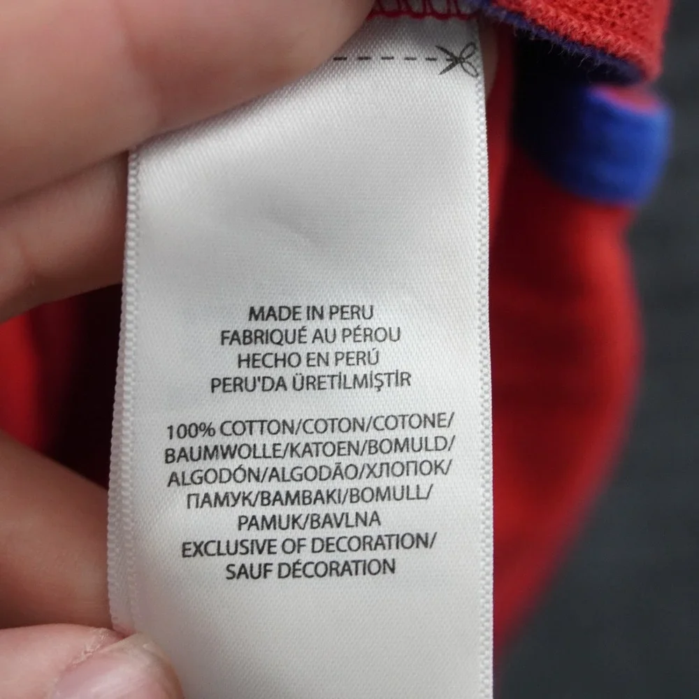 Polo Ralph Lauren Polo Shirt Mens XL Red Big Pony Custom Fit
